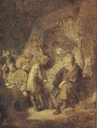 REMBRANDT Harmenszoon van Rijn Foseph Recounting his Dream (mk33_) oil painting on canvas